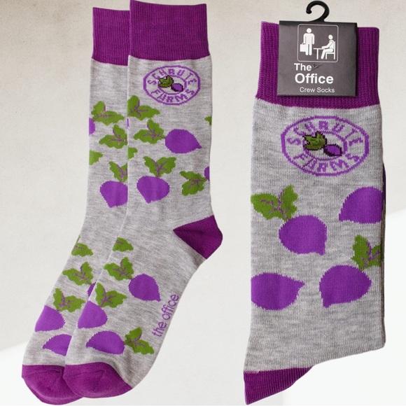 Hot Topic Underwear & Socks The Office Schrute Farms Beets Crew
